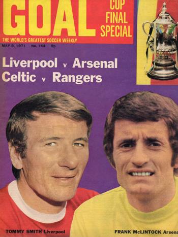 Tommy Smith on the cover of Goal
