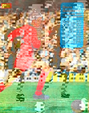 Heighway runs in Goal magazine
