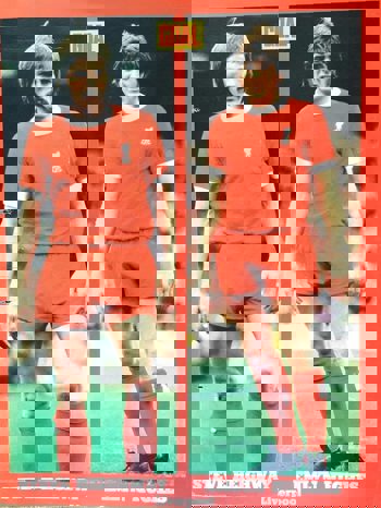 Heighway and Emlyn Hughes Goal poster