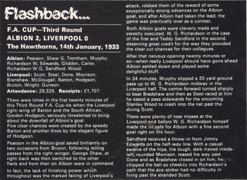 From match programme