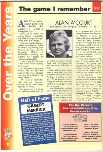 The game I remember - Alan A'Court