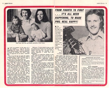 Fourth to first division - Match programme 1975