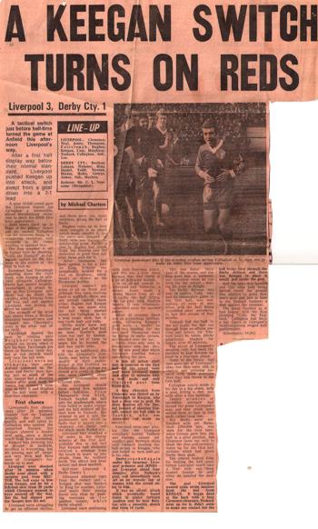 Cally makes his 800th appearance - 19 February 1977