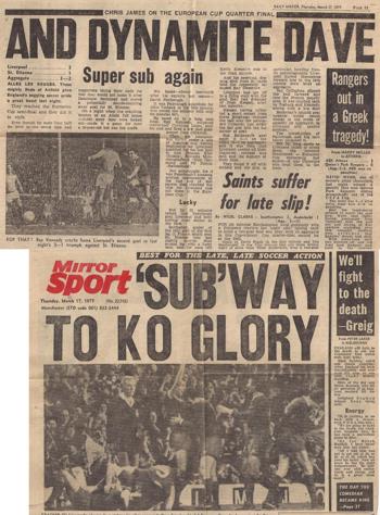 Fairclough's biggest moment - 16 March 1976