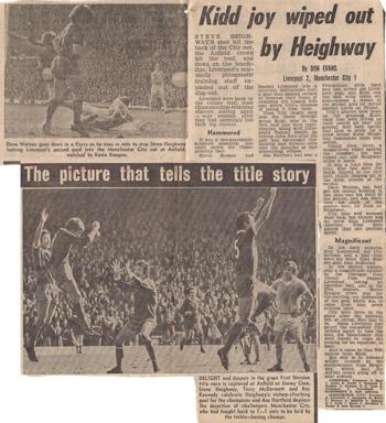 Kidd joy wiped out by Heighway - 9 April 1977