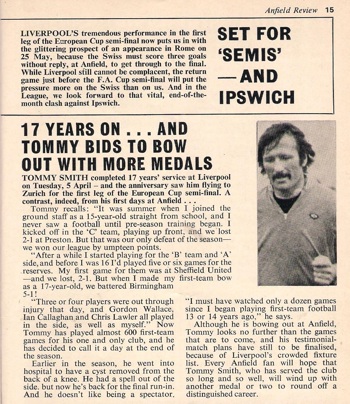 Ready for Zurich - Anfield Review 1977