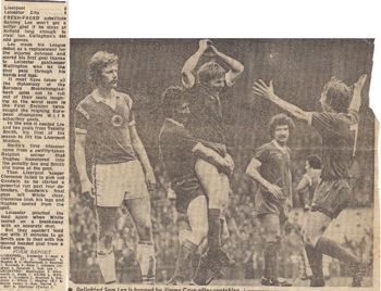 1978 - 8 April - Lee stars on his league debut