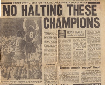 Daily Mirror report from Frank McGhee