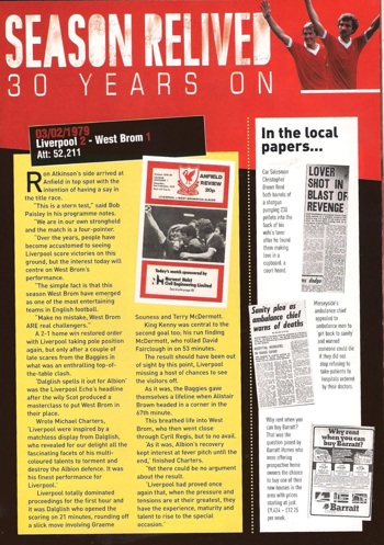 From match programme