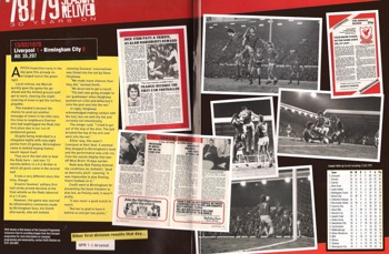 From match programme