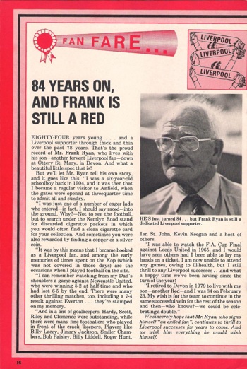 84 years on - a Liverpool fan remembers