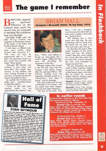 Brian Hall on this memorable occasion