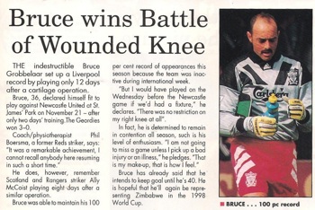 Bruce wins battle of wounded knee - 21 November 1993 