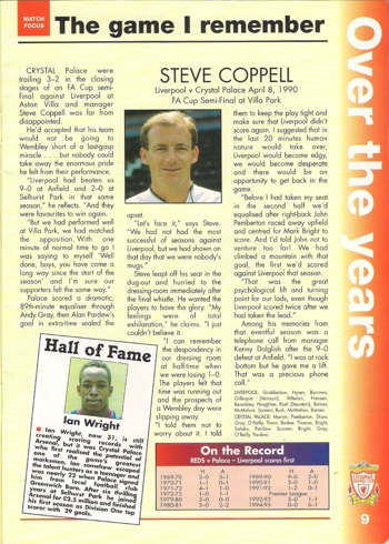 The game I remember - Steve Coppell