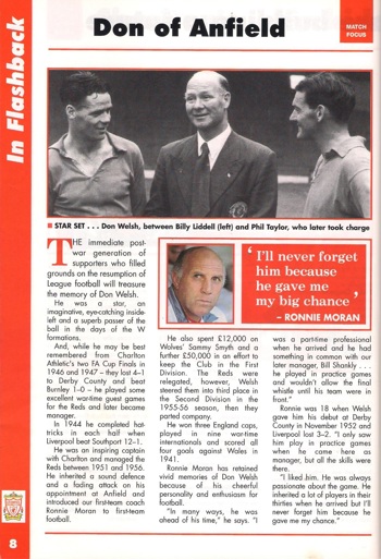 Don Welsh gave me my chance