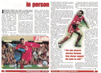 In Person - Liverpool match programme