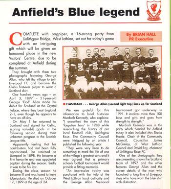 Brian Hall on George Allan