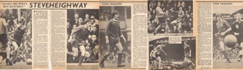 Heighway's career in the Roy of the Rovers annual 1973