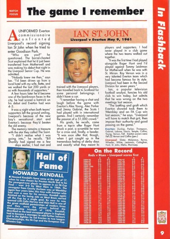 St John on his memorable Merseyside debut hat-trick in 1961