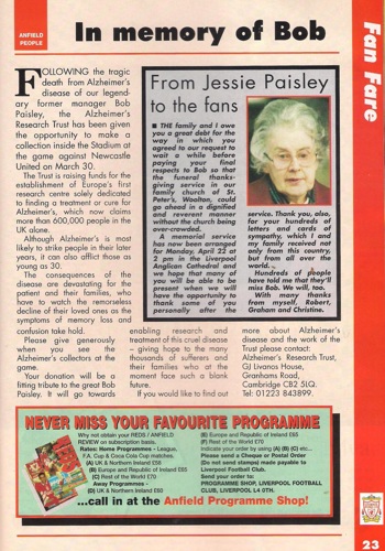 In memory of Bob by Jessie Paisley