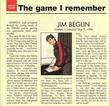 The game I remember - vs Chelsea on 3 May 1986