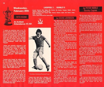 Game Review on Burnley on 28 February 1979
