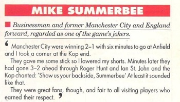 Kop Memories by Mike Summerbee