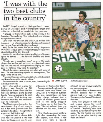 With the two best clubs in the country