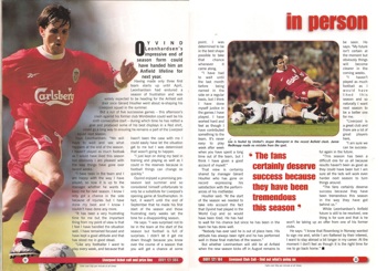 In Person - Match programme May 1999