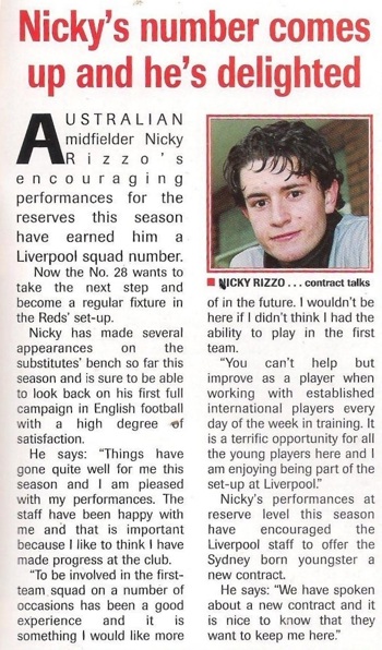 Nicky's number comes up