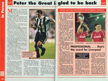 Peter the great glad to be back - 1995
