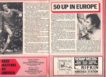 50 up in Europe! - 3 March 1982