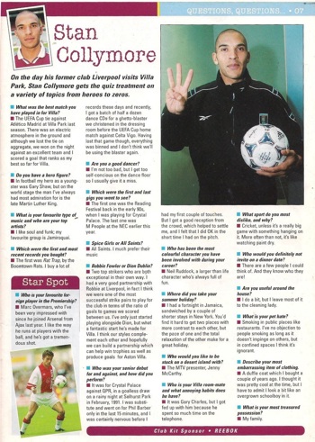 Collymore back at Liverpool with Villa