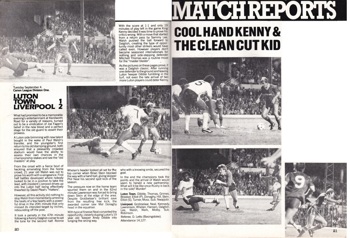 Fan club magazine report