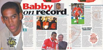 LFC Magazine interview with Phil Babb after the 1994/95 season