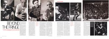 Beyond the fringe - LFC Official Matchday Magazine interview 2000/01