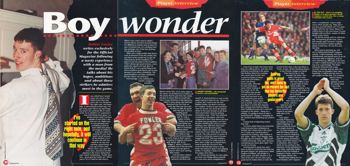 Boy Wonder - Interview in the LFC Magazine in the 1994/95 season