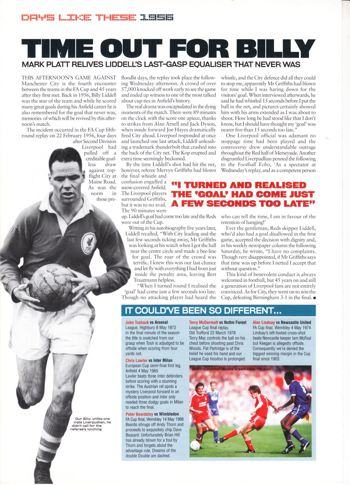 Time out for Billy - LFC Official Matchday Magazine