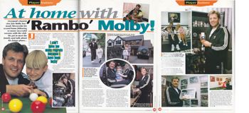 At home with Mølby - The Official Liverpool Magazine 1994/95