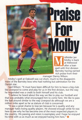 Jan made his mark at Barnsley - 1995/96