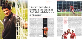 2000/01 LFC Official Matchday Magazine interview