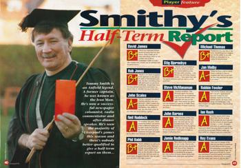 Smithy's half-term report - LFC Club Magazine 1994/95