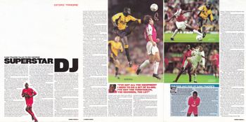 Matchday magazine interview with Djimi Traore