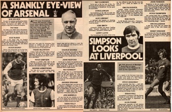 Shankly's view of Arsenal's 1971 final team