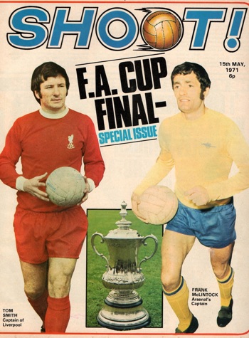 The front cover of Shoot! leading up to the 1971 final