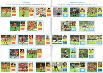 Color pen pics of Liverpool and Newcastle