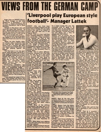 Views from the German camp