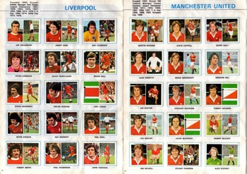Color pen pics of Liverpool and Man Utd