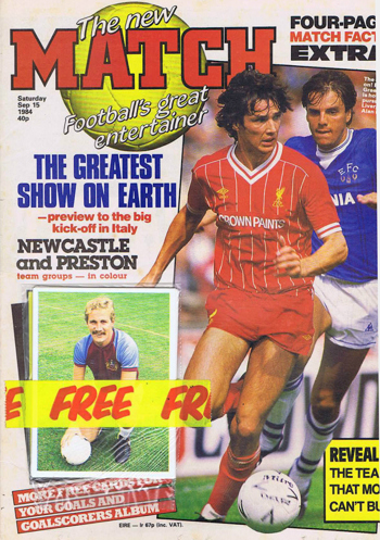 Alan Hansen on Cover of Match