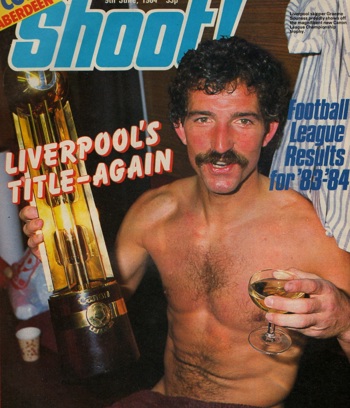 Souness on Shoot! cover with title